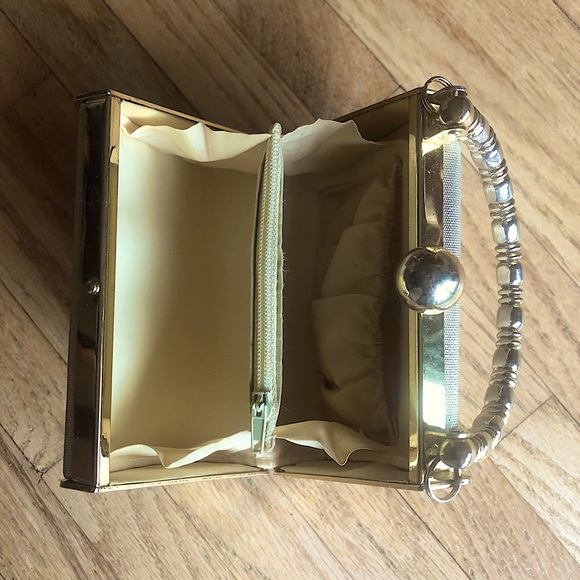 Vintage Gold "Cutie Pie" Top Handle Purse - Picture 6 of 8